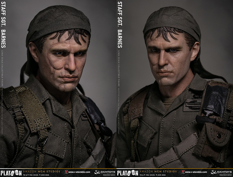 DAMTOYS DMS045 Platoon Vietnam War U.S. Army Staff Sergeant Barnes
