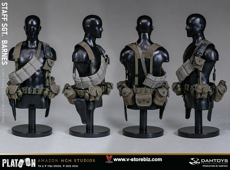 DAMTOYS DMS045 Platoon Vietnam War U.S. Army Staff Sergeant Barnes