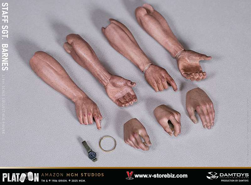 DAMTOYS DMS045 Platoon Vietnam War U.S. Army Staff Sergeant Barnes