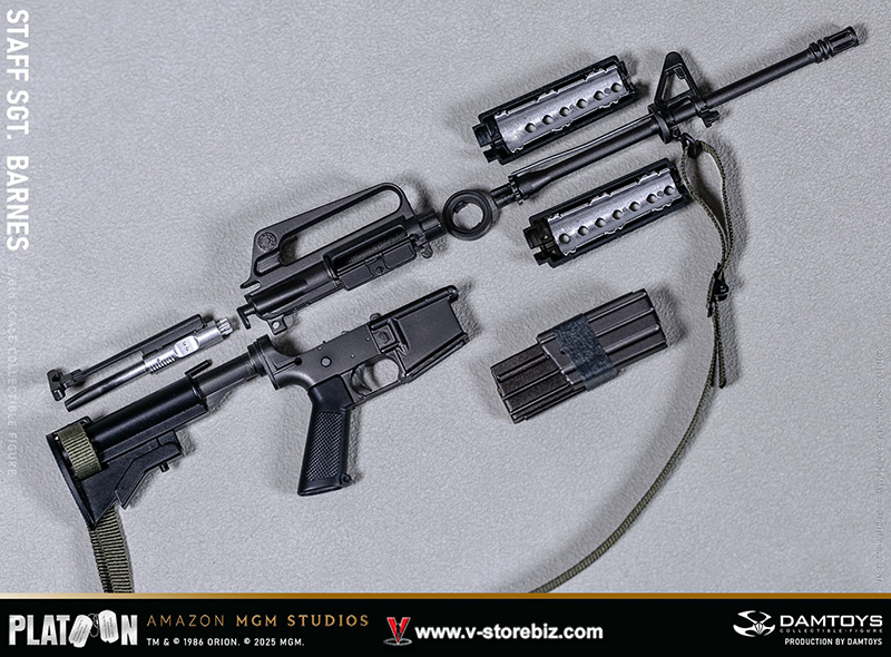 DAMTOYS DMS045 Platoon Vietnam War U.S. Army Staff Sergeant Barnes