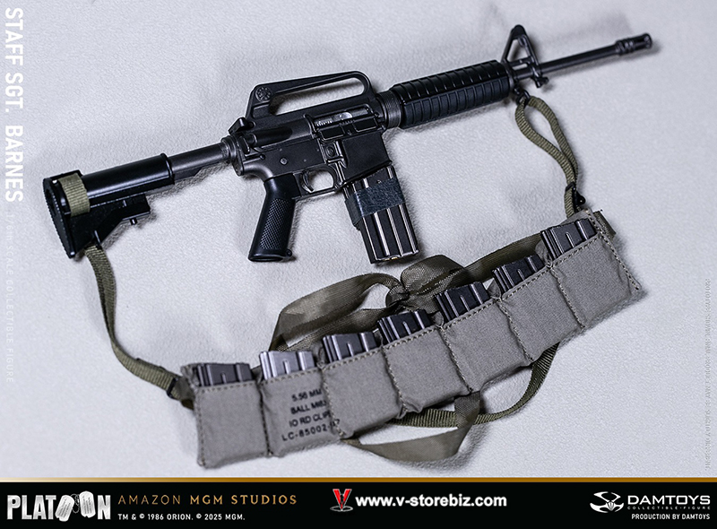 DAMTOYS DMS045 Platoon Vietnam War U.S. Army Staff Sergeant Barnes