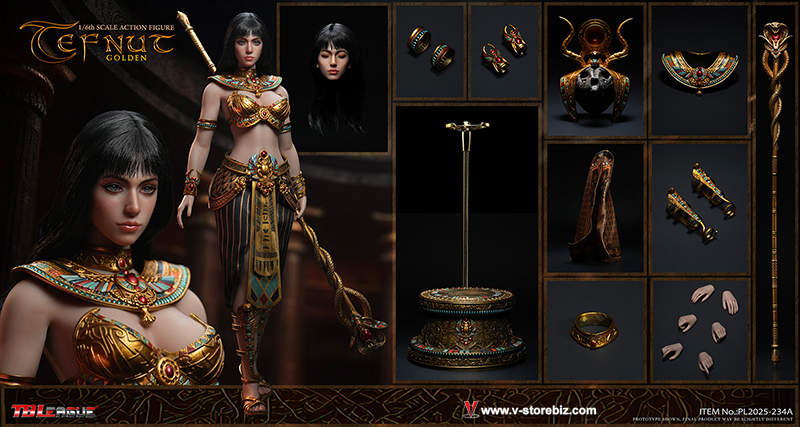 TBLeague PL2025-234A Egyptian Gods Tefnut (Golden) 