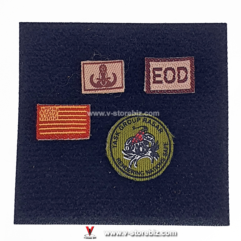 Soldier Story US Navy EODMU Patches