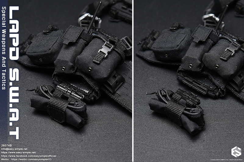 E&S 26074B LAPD S.W.A.T Special Weapons And Tactics