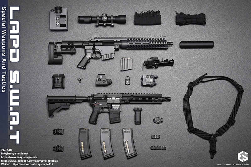 E&S 26074B LAPD S.W.A.T Special Weapons And Tactics