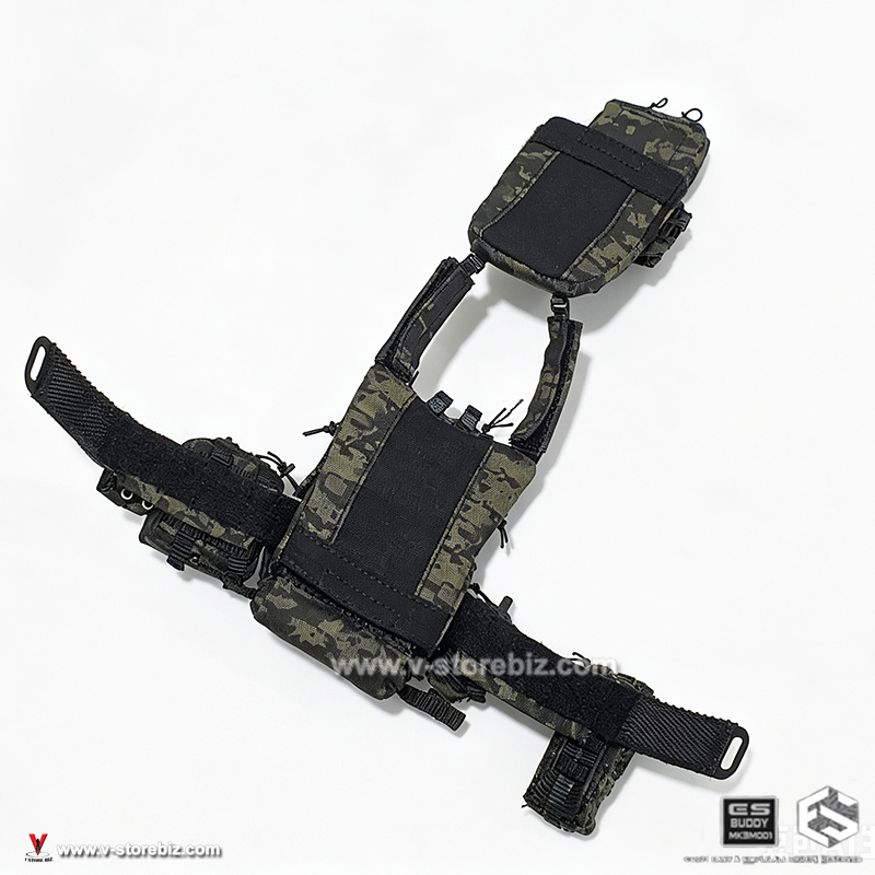 E&S 26073B Paramilitary FCPC V6 Plate Carrier & Pouches