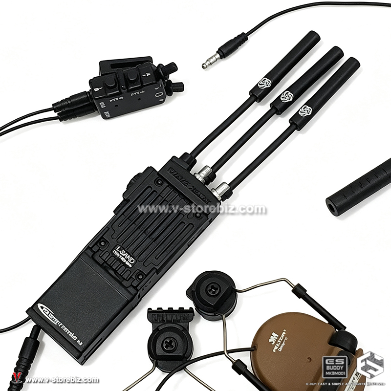 E&S 26073B Paramilitary MPU5 Radio System & Headset