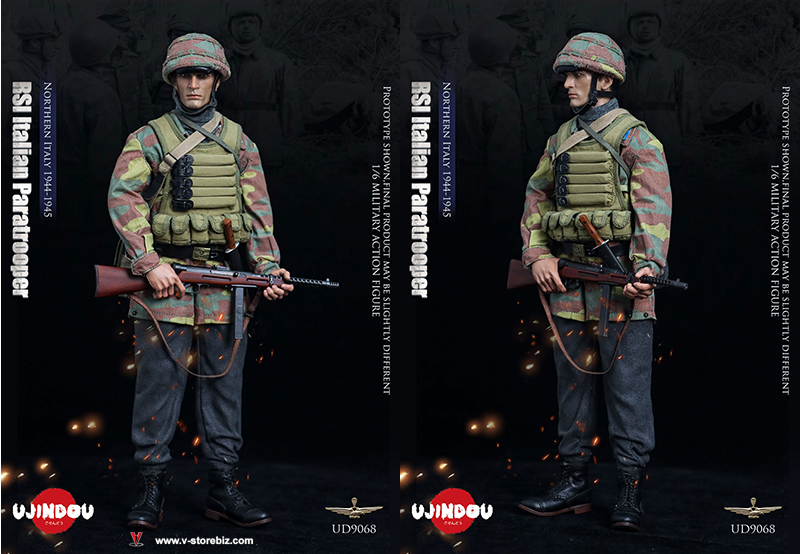 UJINDOU UD9068 WWII RSI Paratrooper Northern Italy 1944–1945