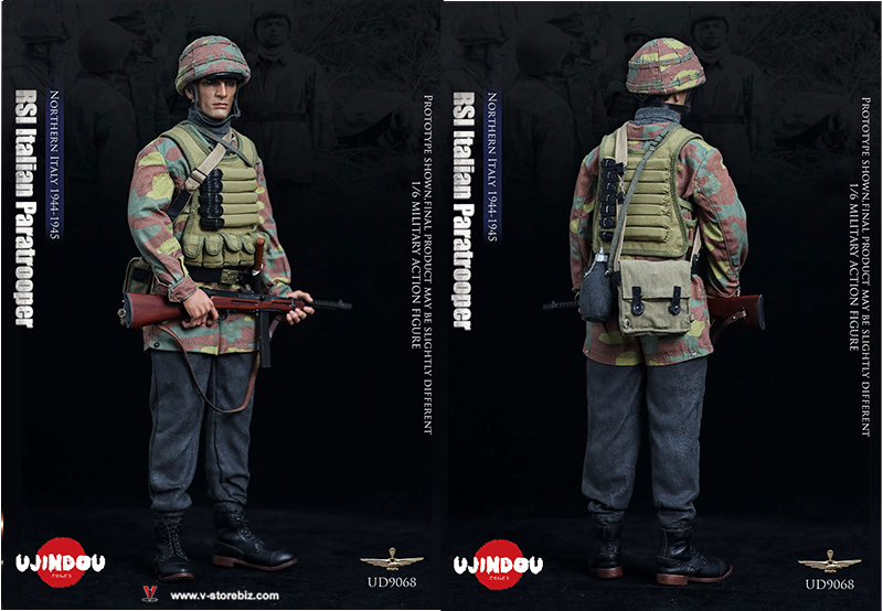 UJINDOU UD9068 WWII RSI Paratrooper Northern Italy 1944–1945