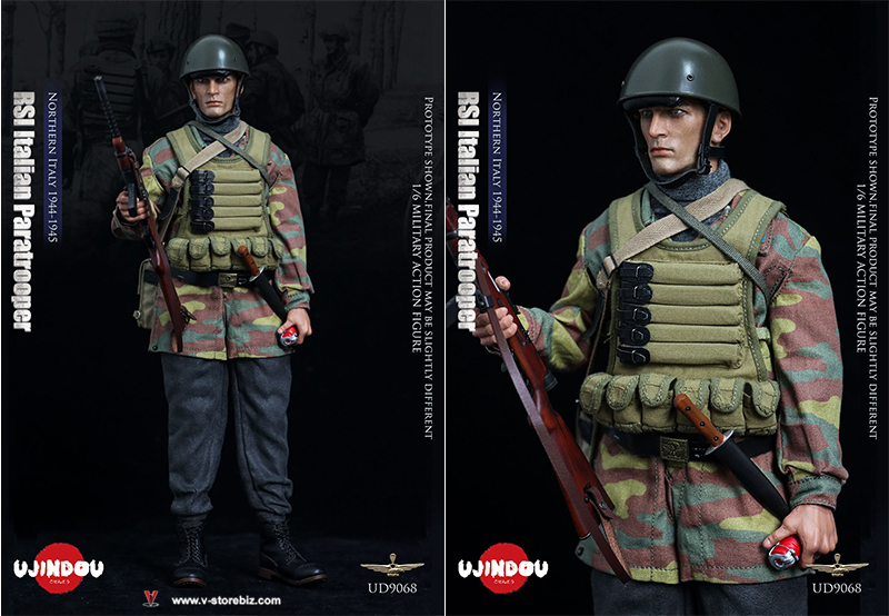UJINDOU UD9068 WWII RSI Paratrooper Northern Italy 1944–1945