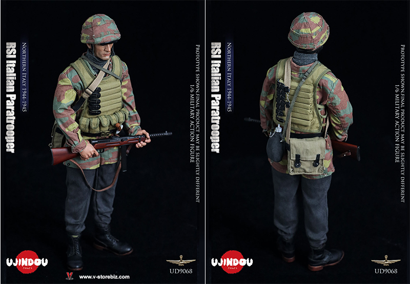 UJINDOU UD9068 WWII RSI Paratrooper Northern Italy 1944–1945
