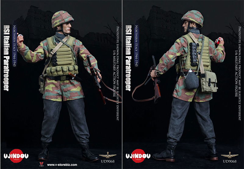 UJINDOU UD9068 WWII RSI Paratrooper Northern Italy 1944–1945