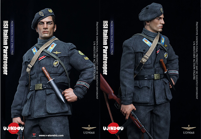 UJINDOU UD9068 WWII RSI Paratrooper Northern Italy 1944–1945
