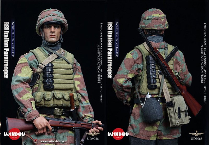 UJINDOU UD9068 WWII RSI Paratrooper Northern Italy 1944–1945