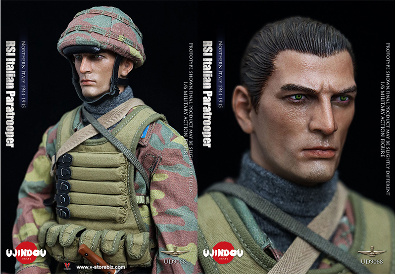 UJINDOU UD9068 WWII RSI Paratrooper Northern Italy 1944–1945