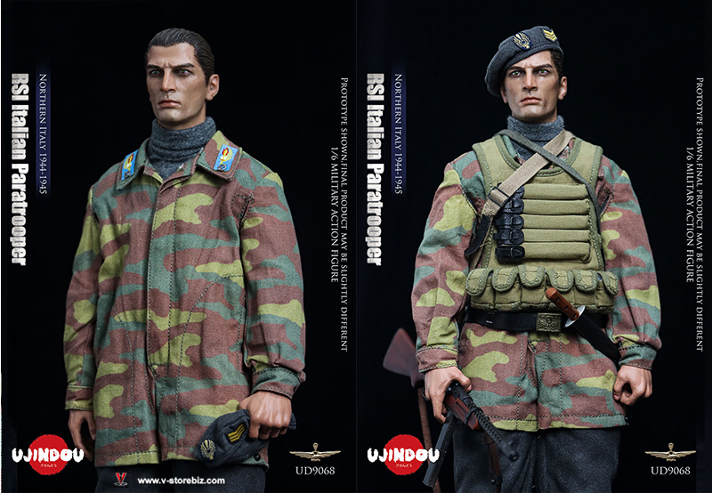 UJINDOU UD9068 WWII RSI Paratrooper Northern Italy 1944–1945