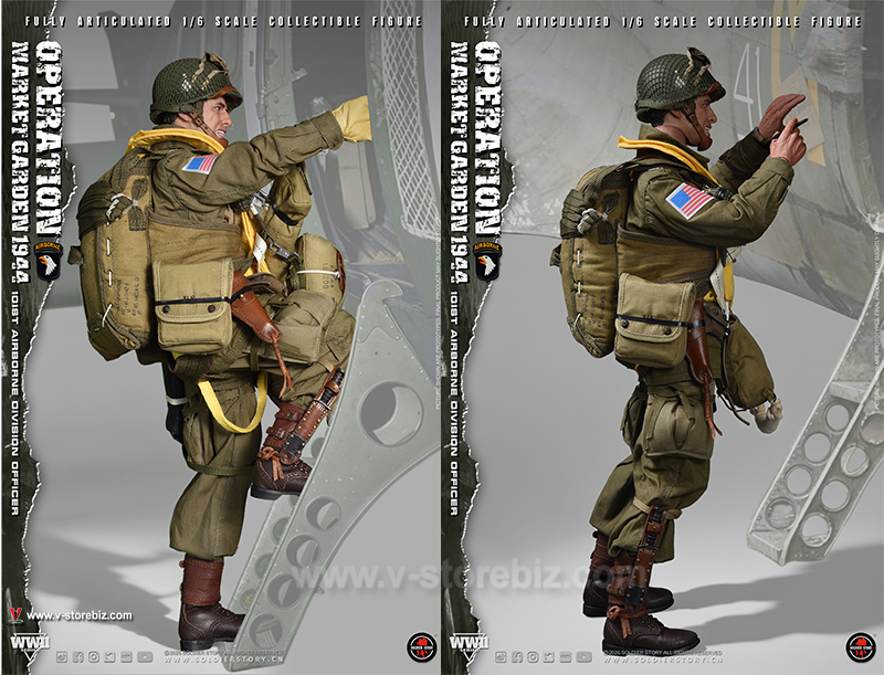 SOLDIER STORY SS145 WWII Operation Market Garden 101st airborne Division Officer
