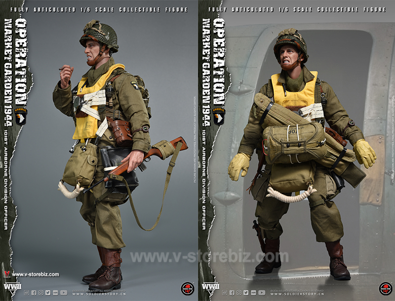 SOLDIER STORY SS145 WWII Operation Market Garden 101st airborne Division Officer