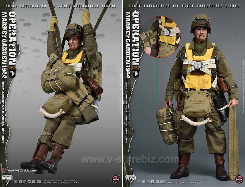 SOLDIER STORY SS145 WWII Operation Market Garden 101st airborne Division Officer