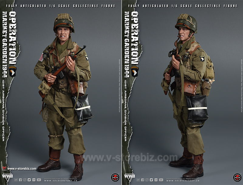 SOLDIER STORY SS145 WWII Operation Market Garden 101st airborne Division Officer