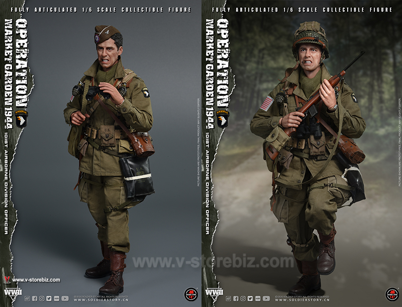 SOLDIER STORY SS145 WWII Operation Market Garden 101st airborne Division Officer