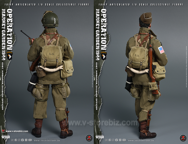 SOLDIER STORY SS145 WWII Operation Market Garden 101st airborne Division Officer
