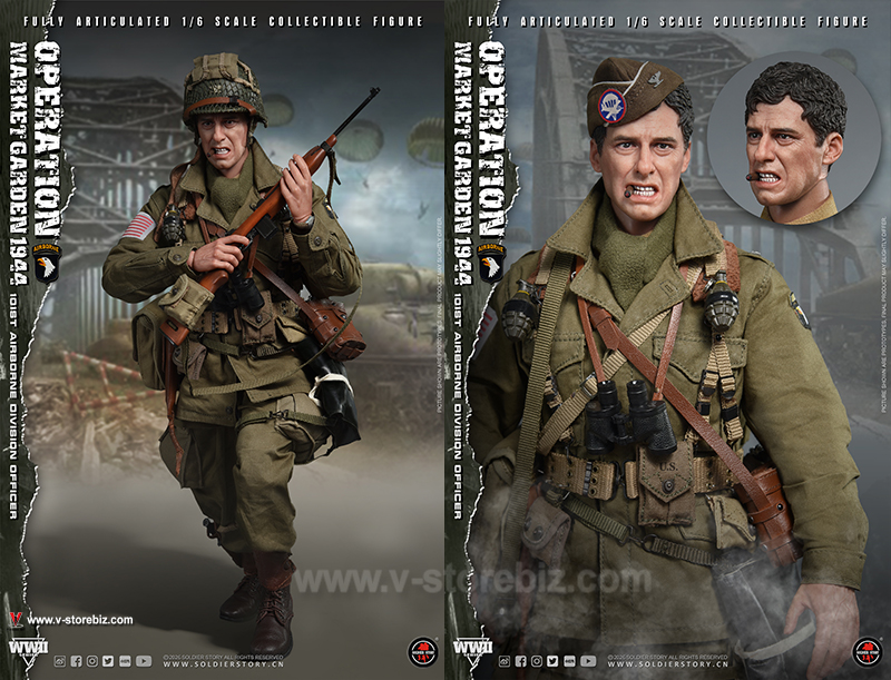 SOLDIER STORY SS145 WWII Operation Market Garden 101st airborne Division Officer