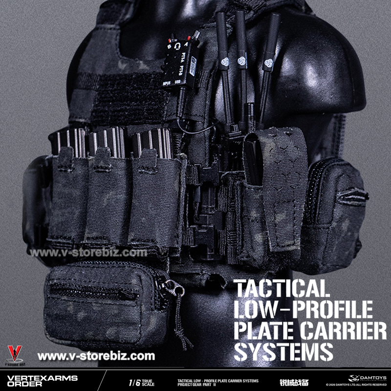 DAMTOYS VSF02A Vertexarms Order Series Part II Tactical Low-Profile Plate Carrier Systems