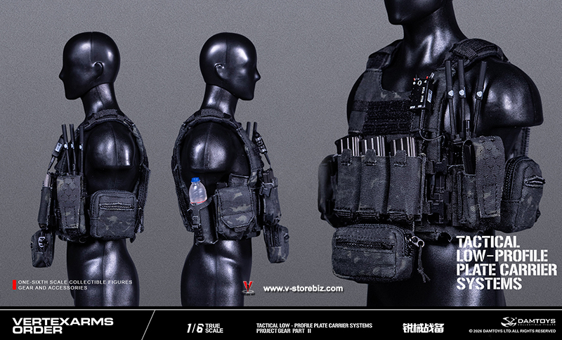 DAMTOYS VSF02A Vertexarms Order Series Part II Tactical Low-Profile Plate Carrier Systems