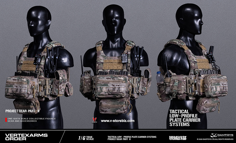 DAMTOYS VSF02B Vertexarms Order Series Part II Tactical Low-Profile Plate Carrier Systems