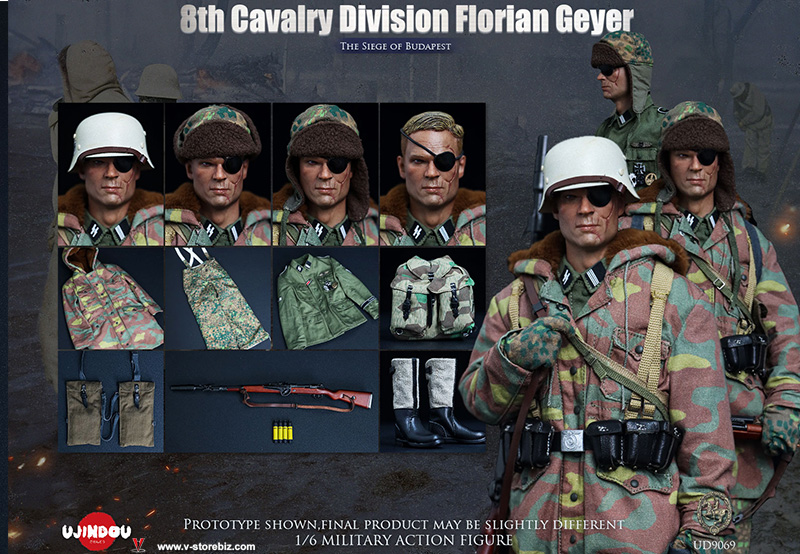 UJINDOU UD9069 8th Cavalry Division Florian Geyer The Siege of Budapest