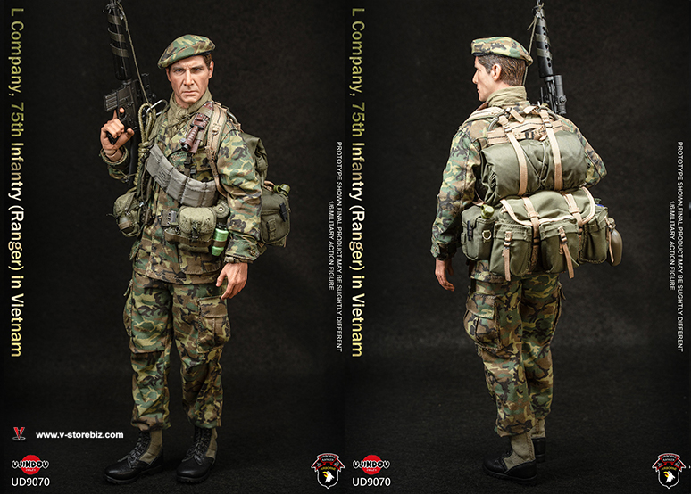 UJINDOU UD9070 U.S. ARMY L Company 75th Infantry Ranger in Vietnam