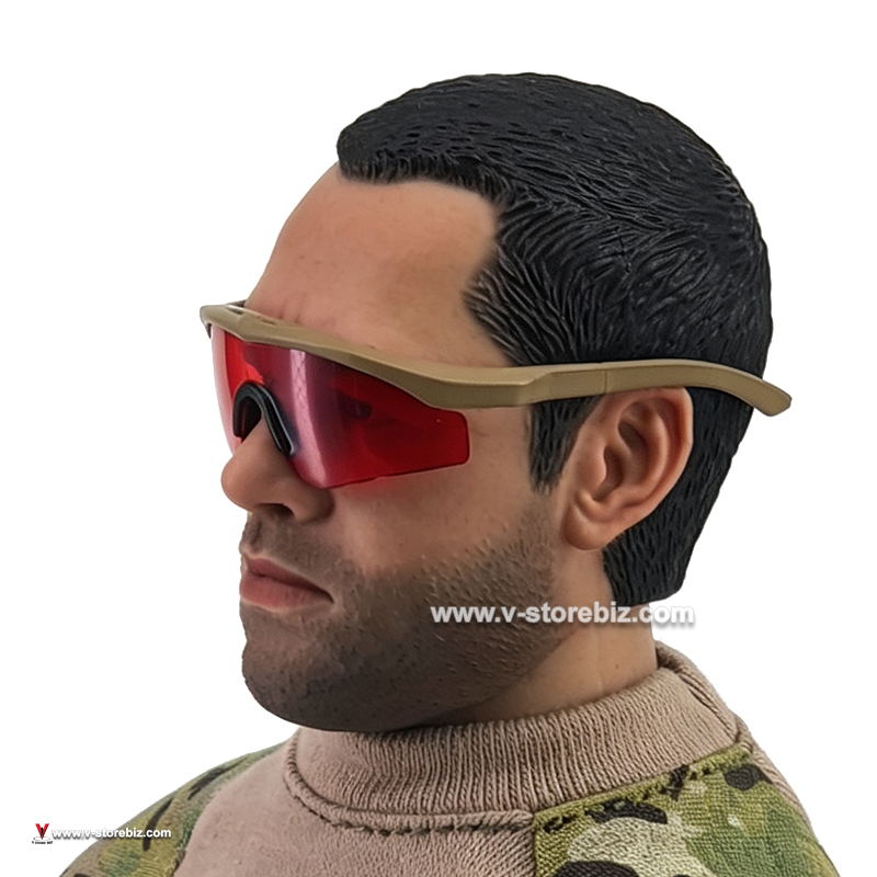 E&S 26075A SSO Sawfly Glasses (Red Lens)