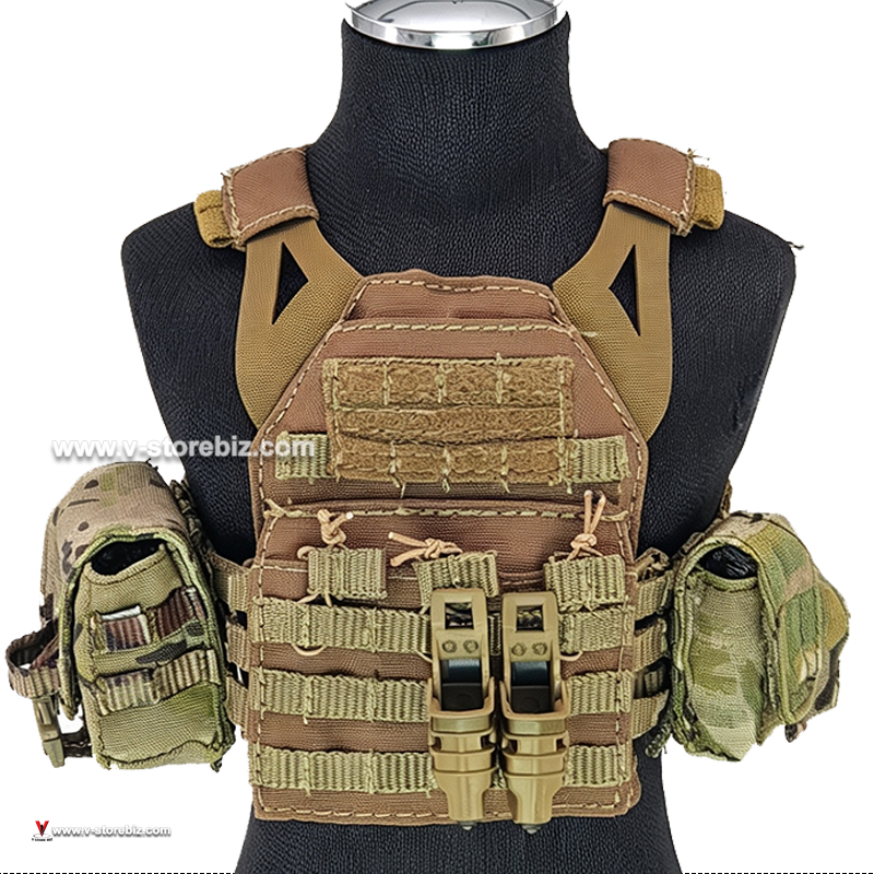 E&S 26075A SSO Plate Carrier & Pouches
