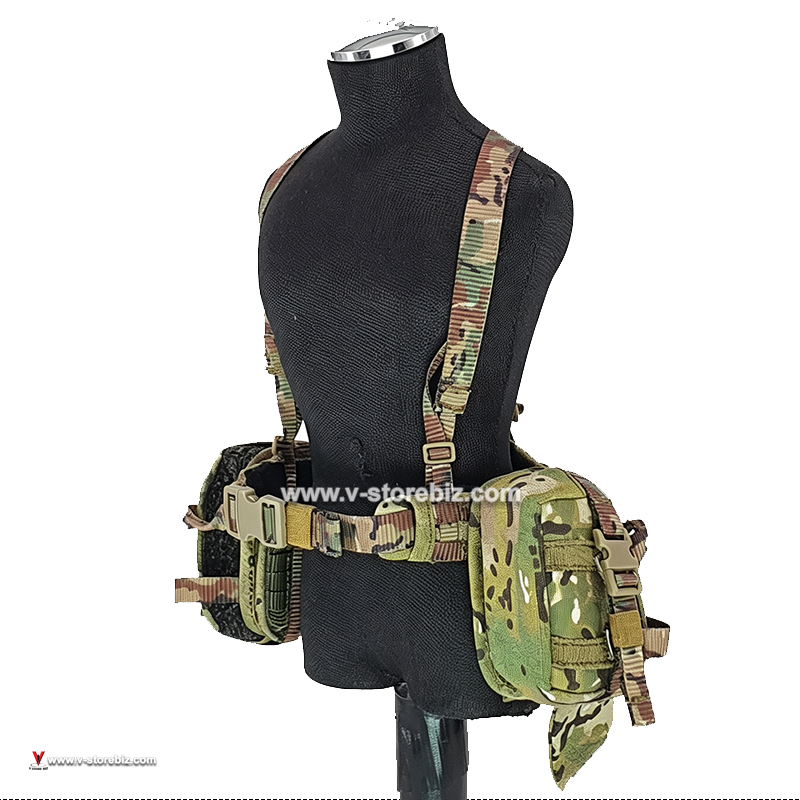 E&S 26075A SSO Machine Gunner Elite Ops Slimline Harness & Pouches