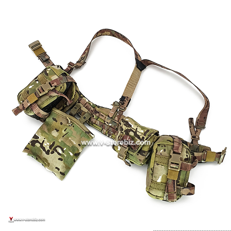E&S 26075A SSO Machine Gunner Elite Ops Slimline Harness & Pouches