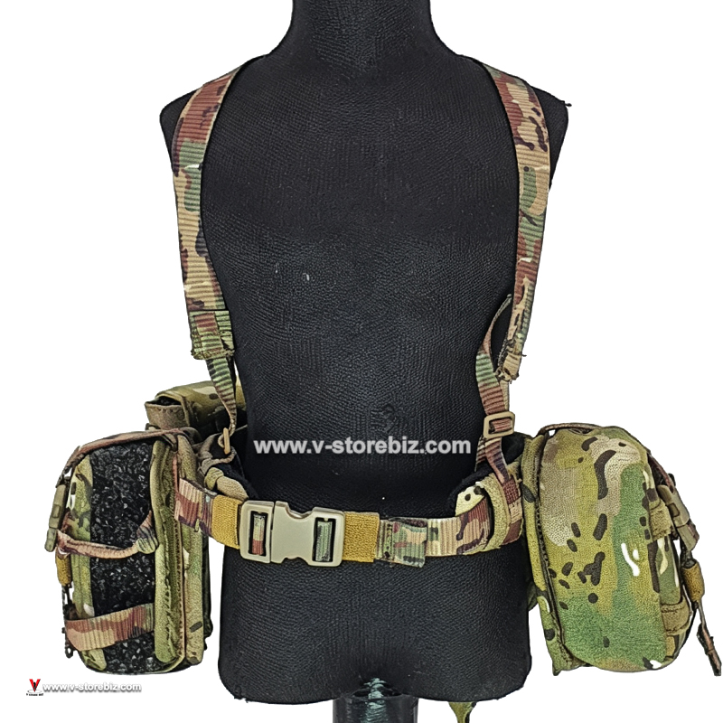 E&S 26075A SSO Machine Gunner Elite Ops Slimline Harness & Pouches