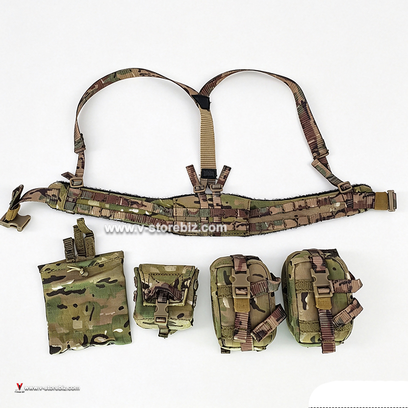 E&S 26075A SSO Machine Gunner Elite Ops Slimline Harness & Pouches