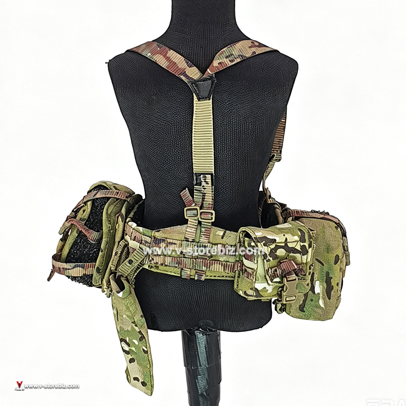 E&S 26075A SSO Machine Gunner Elite Ops Slimline Harness & Pouches