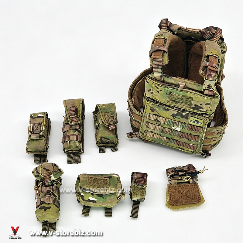 E&S 26075B SSO Plate Carrier & Pouches