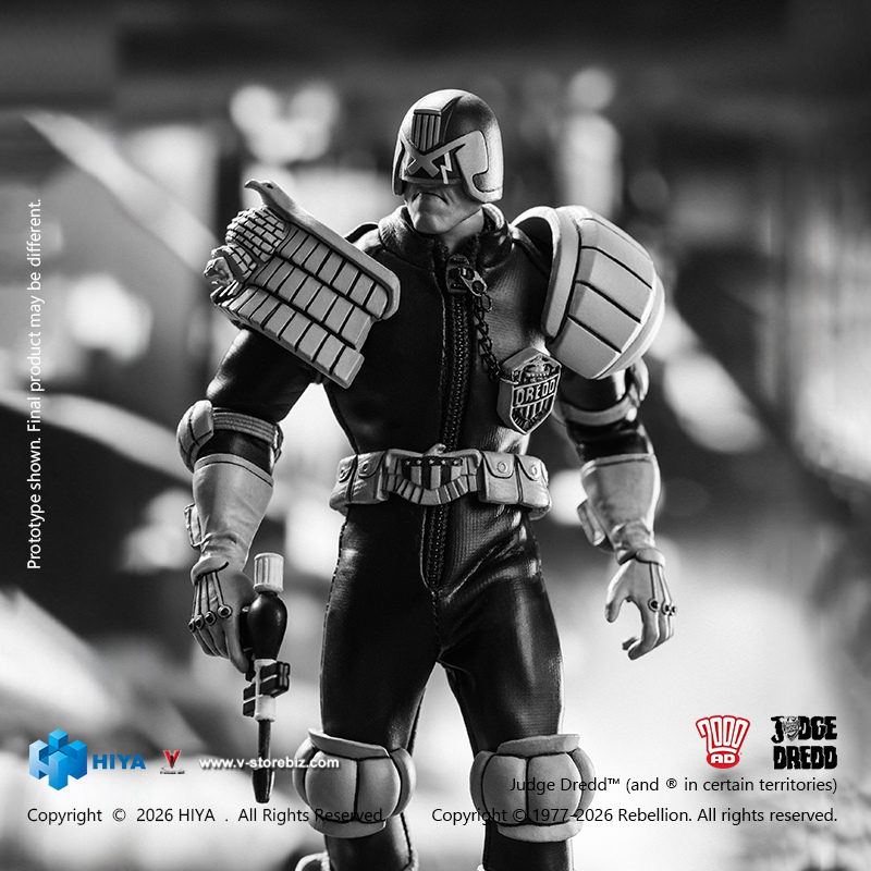 HIYA ESJ0163 1/12 Judge Dredd Black&White ver.