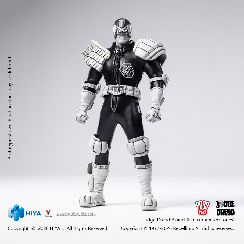 HIYA ESJ0163 1/12 Judge Dredd Black&White ver.