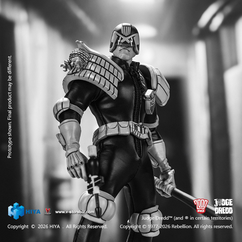 HIYA ESJ0163 1/12 Judge Dredd Black&White ver.