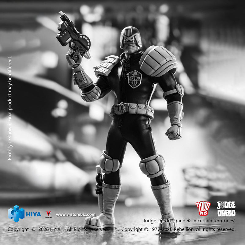 HIYA ESJ0163 1/12 Judge Dredd Black&White ver.