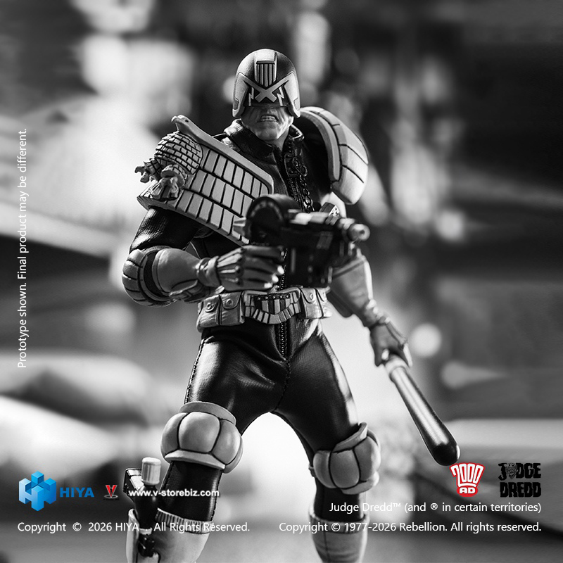 HIYA ESJ0163 1/12 Judge Dredd Black&White ver.
