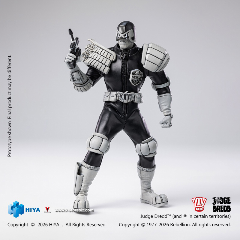 HIYA ESJ0163 1/12 Judge Dredd Black&White ver.