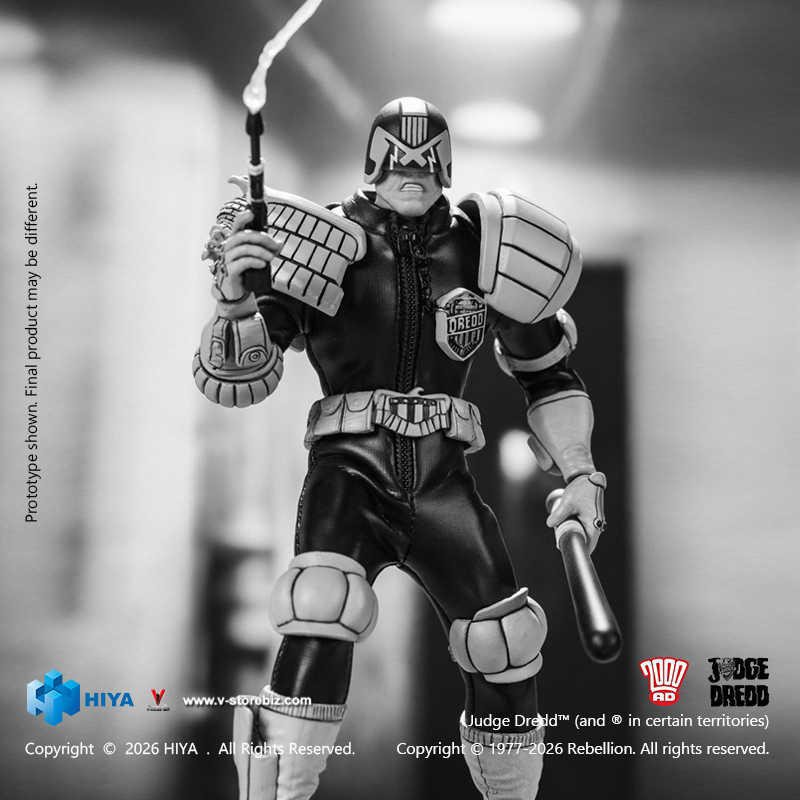 HIYA ESJ0163 1/12 Judge Dredd Black&White ver.