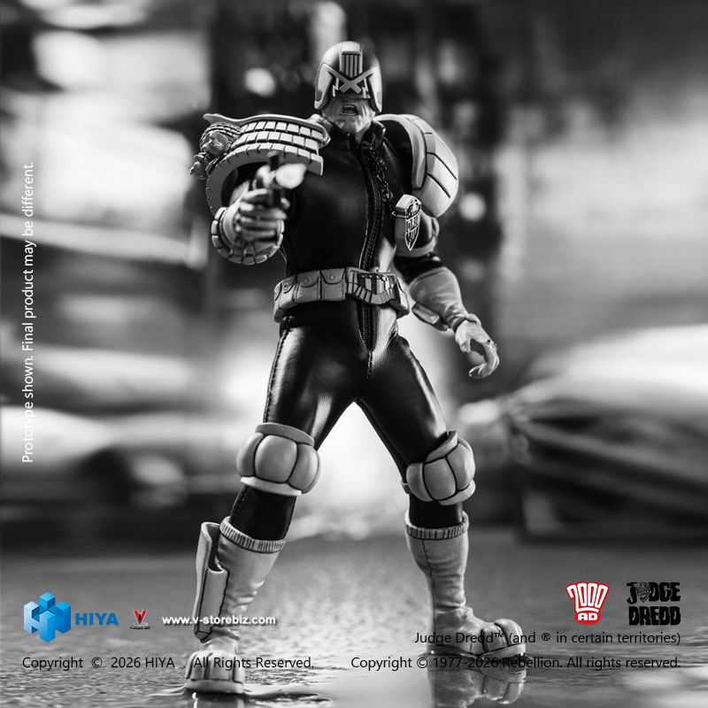HIYA ESJ0163 1/12 Judge Dredd Black&White ver.