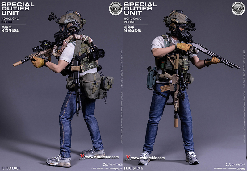 DAMTOYS 78114 Hong Kong Police Special Duties Unit Assault Team - Team Leader 