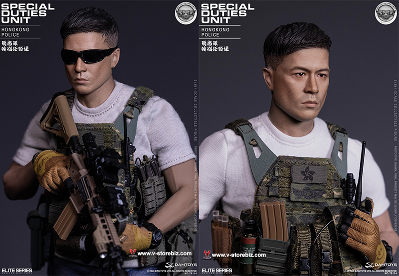 DAMTOYS 78114 Hong Kong Police Special Duties Unit Assault Team - Team Leader 